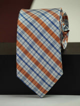 Multicolor Check Woven Silk Necktie - TOSSIDO