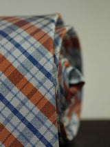 Multicolor Check Woven Silk Necktie - TOSSIDO