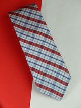 Multicolor Check Woven Silk Necktie - TOSSIDO