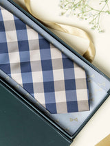 Multicolor Checks Broad + Long Necktie - TOSSIDO