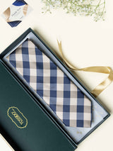 Multicolor Checks Broad + Long Necktie - TOSSIDO