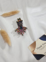 Multicolor Dog Brooch - TOSSIDO