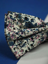 Multicolor Floral Bowtie & Pocket Square Set - TOSSIDO