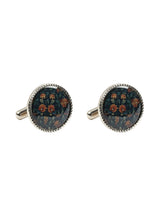 Multicolor Floral Cufflink - TOSSIDO
