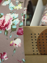 Multicolor Floral Necktie & Pocket Square Giftset - TOSSIDO