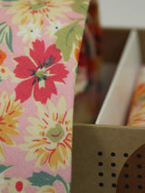 Multicolor Floral Necktie & Pocket Square Giftset - TOSSIDO