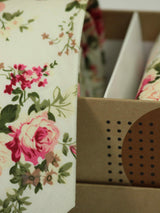Multicolor Floral Necktie & Pocket Square Giftset - TOSSIDO
