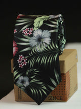Multicolor Floral Printed Necktie - TOSSIDO