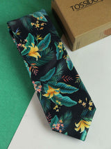 Multicolor Floral Printed Necktie - TOSSIDO