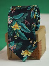 Multicolor Floral Printed Necktie - TOSSIDO