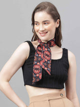 Multicolor Floral Scarf & Scarf Bag Set - TOSSIDO