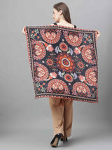 Multicolor Floral Scarf & Scarf Bag Set - TOSSIDO