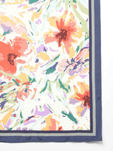 Multicolor Floral Scarf & Scarf Bag Set - TOSSIDO