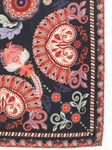 Multicolor Floral Scarf & Scarf Bag Set - TOSSIDO