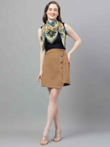 Multicolor Floral Scarf & Scarf Bag Set - TOSSIDO