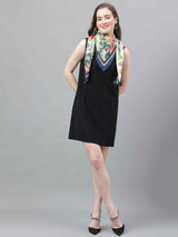 Multicolor Floral Scarf & Scarf Bag Set - TOSSIDO