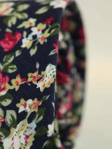 Multicolor Floral Skinny Necktie - TOSSIDO