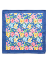 Multicolor Floral Stole & Pocket Square Set - TOSSIDO