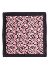 Multicolor Floral Stole & Pocket Square Set - TOSSIDO