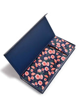 Multicolor Floral Stole & Pocket Square Set - TOSSIDO