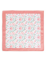 Multicolor Floral Stole & Pocket Square Set - TOSSIDO