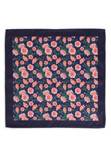 Multicolor Floral Stole & Pocket Square Set - TOSSIDO