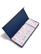 Multicolor Floral Stole & Pocket Square Set - TOSSIDO
