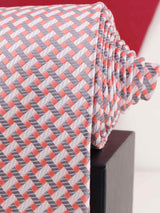 Multicolor Geometric Woven Necktie - TOSSIDO