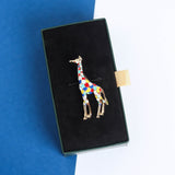 Multicolor Giraffe Brooch - TOSSIDO