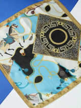 Multicolor Horse Pocket Square - TOSSIDO
