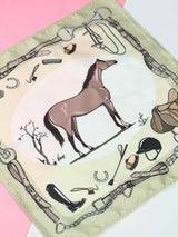 Multicolor Horse Pocket Square - TOSSIDO