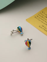 Multicolor Hot Air Baloon Cufflinks - TOSSIDO