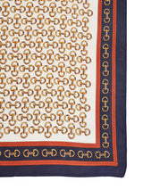 Multicolor Linked Chains Short Scarf - TOSSIDO
