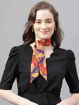 Multicolor Multipattern Scarf & Scarf Bag Set - TOSSIDO