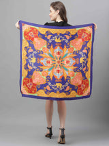 Multicolor Multipattern Scarf & Scarf Bag Set - TOSSIDO