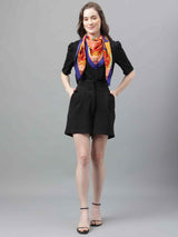 Multicolor Multipattern Scarf & Scarf Bag Set - TOSSIDO