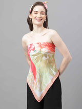Multicolor Novelty Scarf & Scarf Bag Set - TOSSIDO