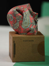 Multicolor Paisley Pocket Square - TOSSIDO