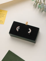 Multicolor Rainbow Cufflinks - TOSSIDO