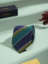 Multicolor Stripe Woven Necktie - TOSSIDO