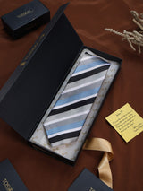 Multicolor Stripe Woven Necktie - TOSSIDO