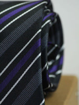 Multicolor Stripe Woven Necktie - TOSSIDO