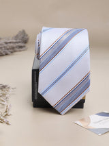 Multicolor Stripes Woven Necktie - TOSSIDO