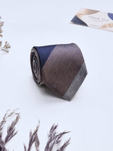 Multicolor Stripes Woven Silk Necktie - TOSSIDO