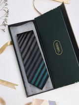 Multicolor Stripes Woven Silk Necktie - TOSSIDO