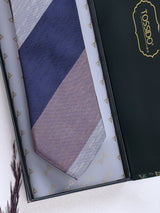 Multicolor Stripes Woven Silk Necktie - TOSSIDO