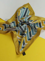 Multicolored Geometric Pocket Square - TOSSIDO