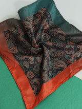 Multicolored Paisley Pocket Square - TOSSIDO