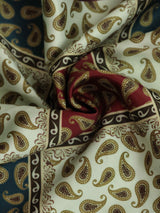 Multicolored Paisley Pocket Square - TOSSIDO