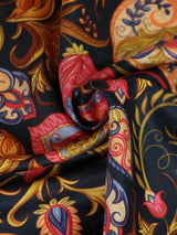 Multicolored Paisley Pocket Square - TOSSIDO